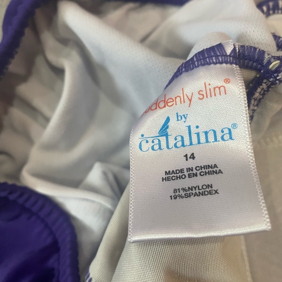 CATALINA Women's "Suddenly Slim"  Swinsuit Size 14 - Picture 4 of 4